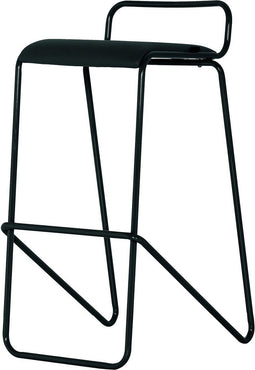 Barkruk Hoog serie 126 Sledeframe Zwart- Antraciet