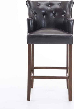 Barkruk Kaskinen Stof Antiek Donker, Taupe