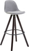 Barkruk Kempele Stof Vierkant C, Rood