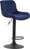 Barkruk Mandal Velvet Z, Donkergrijs
