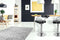 Barkruk Midnight 525 Set van 2 | Barstoelen met Rugleuning | Verstelbaar en draaibaar | Barkrukken
