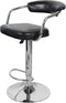 Barkruk Midnight 525 Set van 2 | Barstoelen met Rugleuning | Verstelbaar en draaibaar | Barkrukken