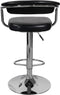 Barkruk Midnight 525 Set van 2 | Barstoelen met Rugleuning | Verstelbaar en draaibaar | Barkrukken
