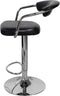 Barkruk Midnight 525 Set van 2 | Barstoelen met Rugleuning | Verstelbaar en draaibaar | Barkrukken