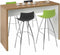 Barkruk modern voor thuis cafe of kantine Rood