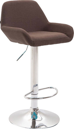 Barkruk Mysen Stof C, Bruin