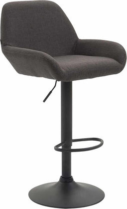 Barkruk Mysen Stof W, Grijs