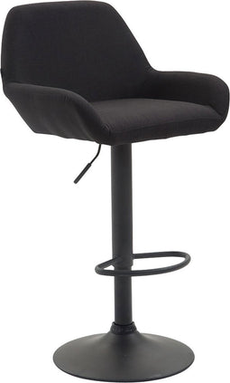 Barkruk Mysen Stof Z, Zwart
