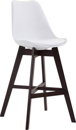 Barkruk Narvik Kunststof CAP, Wit