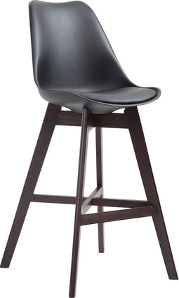 Barkruk Narvik Kunststof CAP, Zwart