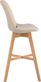 Barkruk Narvik Velvet N, Rood