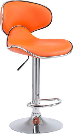 Barkruk Notodden Kunstleer C, Oranje