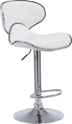 Barkruk Notodden Kunstleer C, Wit