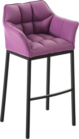 Barkruk Sarpsborg Kunstleer met 4-poots frame Z, Rood