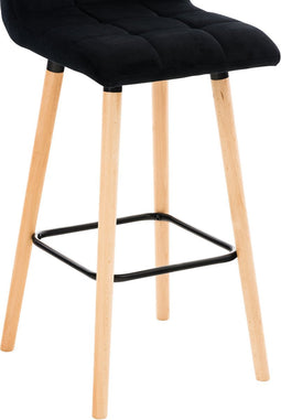 Barkruk Sauvo Velvet, Blauw