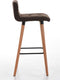 Barkruk Sauvo Velvet, Blauw