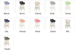 Barkruk Savitaipale Kunstleer, Taupe