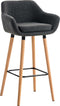 Barkruk Savitaipale Velvet, Geel