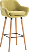 Barkruk Savitaipale Velvet, Zwart