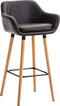 Barkruk Savitaipale Velvet, Zwart