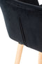 Barkruk Savitaipale Velvet, Zwart