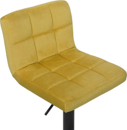 Barkruk Simo Velvet, Blauw