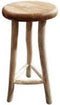 Barkruk teak d35h75cm