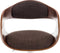 Barkruk Vadso Stof WAL, Bruin