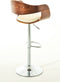 Barkruk Vardo Kunstleer, Wit
