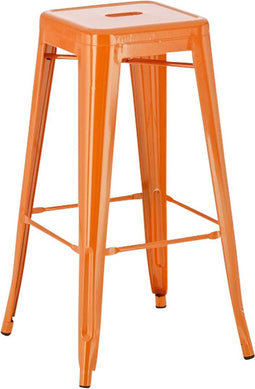 Barkruk Vinstra zonder rugleuning, Zilver