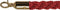 Barrier rope luxury red brass