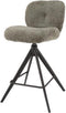 Barstoel comfort draaibaar - Boucle taupe (set van 2)