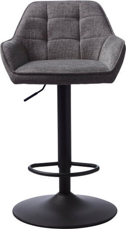 Barstoel Nolan square verstelbaar - Donkergrijs