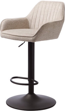 Barstoel Nolan stribe verstelbaar- Zand