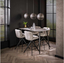 Bartafel Sofia 140 cm keramiek - marmerlook