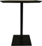Bartafel Zurich Swiss edge - 75x75x105 - Zwart - Acaciahout/metaal