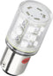 Barthelme 52190211 LED-lamp Rood BA15d 24 V/DC, 24 V/AC 18 lm