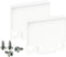 Barthelme 62398613_9010 BARdolino Eindkappen-set Aluminium (l x b x h) 3 x 18.4 x 19.7 mm 2 stuk(s)