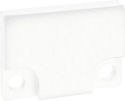 Barthelme 62398614_9010 BARdolino Eindkappen-set Aluminium (l x b x h) 3 x 18.4 x 13 mm 2 stuk(s)