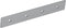 Barthelme 62398802 CATania Verbinder gerade Profielverbinder RVS V2A (l x b x h) 80 x 10.5 x 1.7 mm 1 set(s)