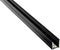 Barthelme 62399101_9005 LED-profiel Aluminium (l x b x h) 1000 x 18.4 x 19.7 mm 1 m