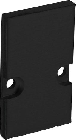 Barthelme 62399110_9005 Eindkappen-set Aluminium (l x b x h) 3 x 18.4 x 30 mm 2 stuk(s)