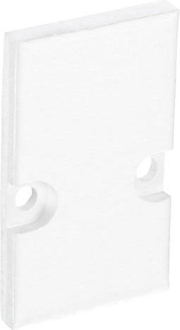 Barthelme 62399110_9010 BARdolino Eindkappen-set Aluminium (l x b x h) 3 x 18.4 x 30 mm 2 stuk(s)