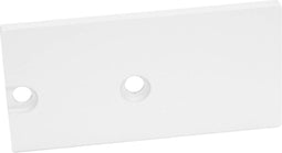 Barthelme 62399536_9010 BARdolino Muro Eindkappen-set Aluminium (l x b x h) 2 x 18.4 x 37.3 mm 2 stuk(s)