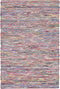 BARTIN - Laagpolig vloerkleed - Kleur/Wit - 140 x 200 cm - Polyester