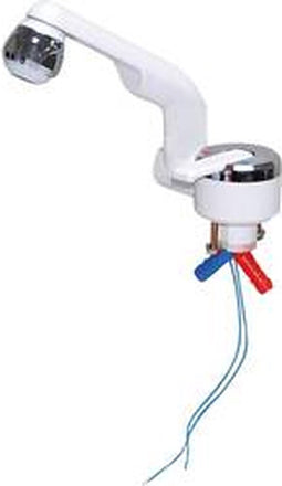 Barwig 20000-230 1-greeps mengkraan Slangaansluiting 10 mm Wit, Chroom
