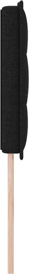 vidaXL - Hoofdbord - Lijnen - Design - Zwart - 140 - cm - Stof