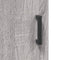 vidaXL - Dressoir - 34,5x34x90 - cm - bewerkt - hout - grijs - sonoma - eikenkleurig