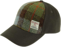 Baseball Cap MacLeod - one size - Harris Tweed - Glen Appin of Scotland