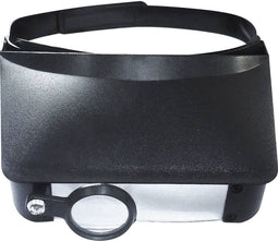 Basetech 2266930 2266930 Hoofdbandloep Vergrotingsfactor: 1.8 x, 2.3 x, 3.7 x, 4.8 x Zwart